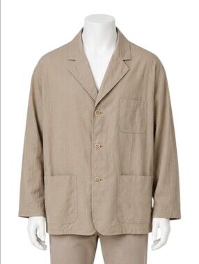 OUR LEGACY | Club Jacket 50 Beige 100% Cotton Oversized Chore Blazer Portugal L